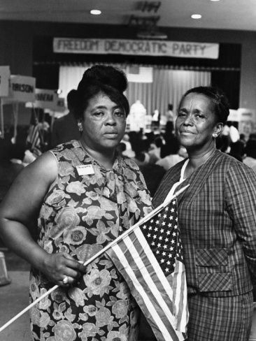 Fannie Lou Hamer and Ella Baker (1964)