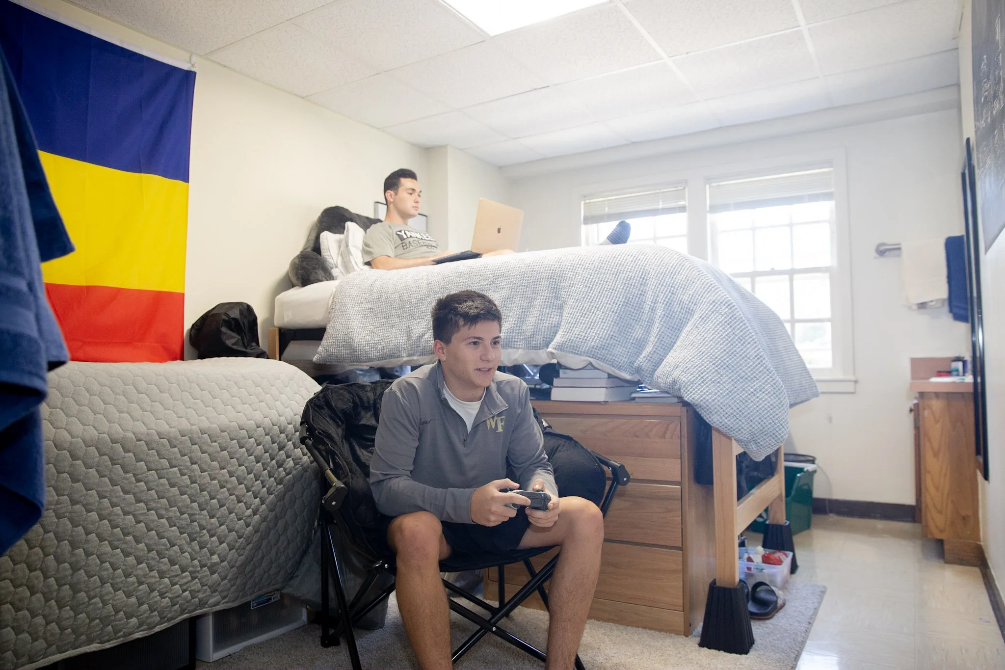Residence hall room at Wake Forest