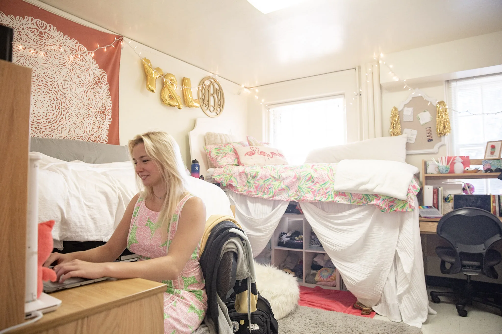 Residence hall room at Wake Forest