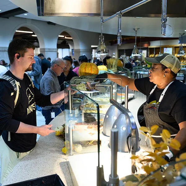 Wake Forest students attend Pitsgiving at The Pit