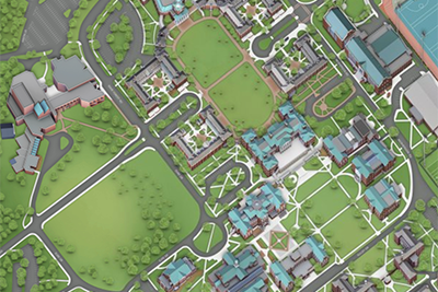Wake Forest campus interactive map