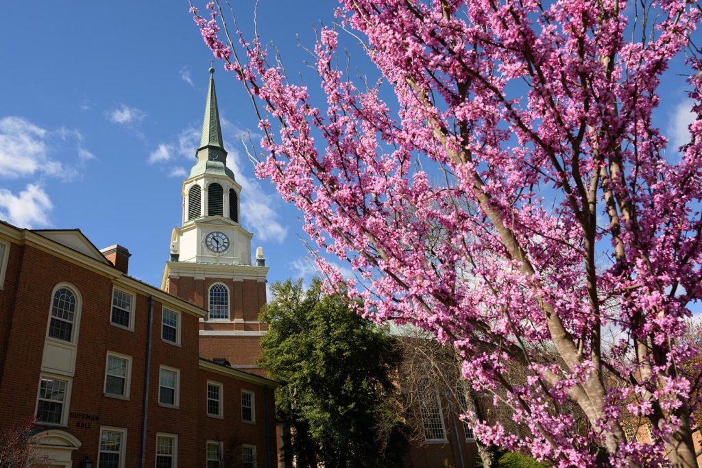 Wait Chapel on a spring day