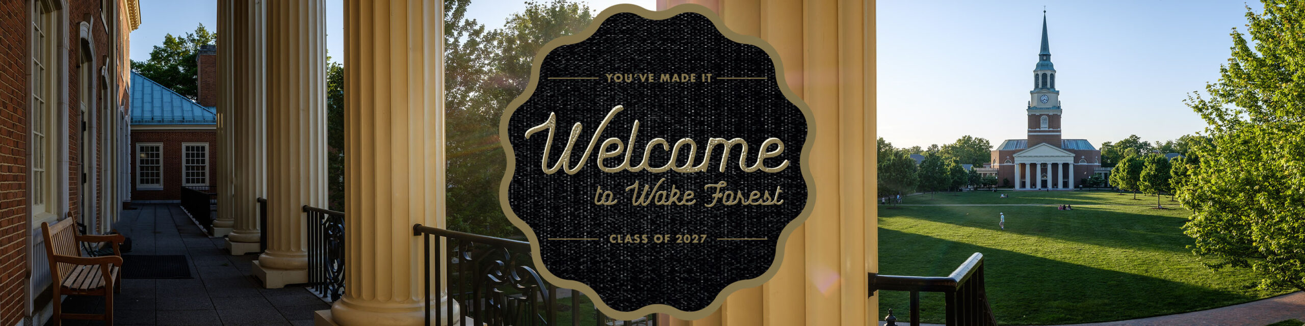 Class of 2027: Welcome to Wake Forest!