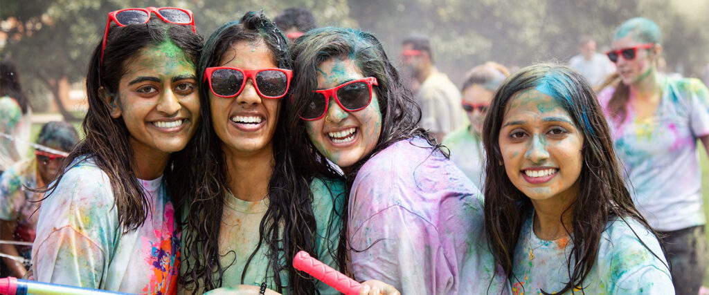 Holi campus event