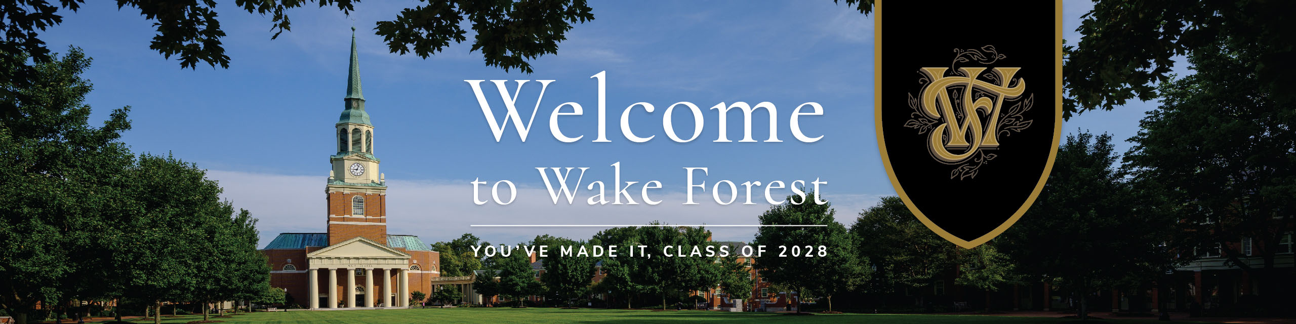 Class of 2028: Welcome to Wake Forest!