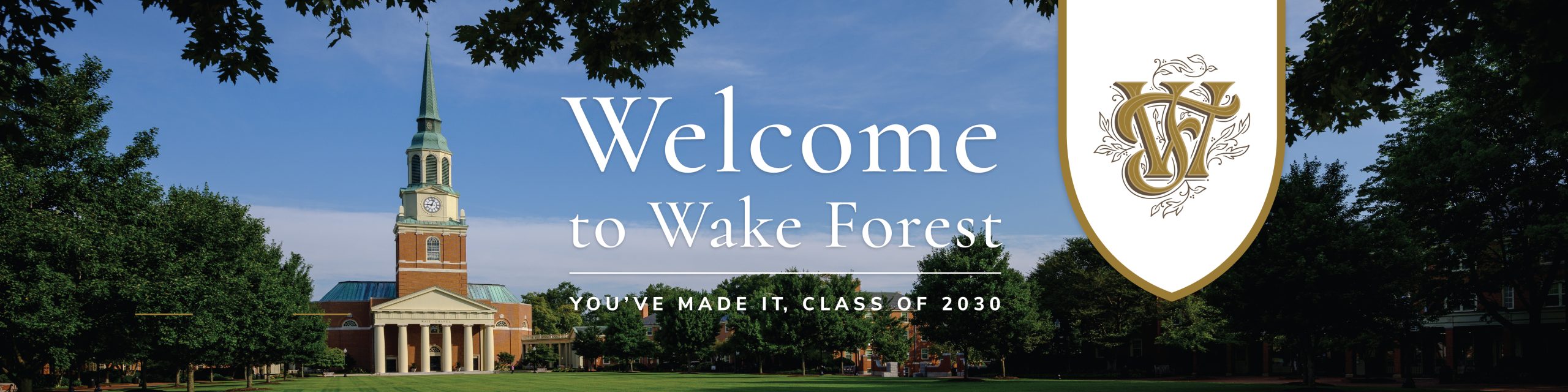Class of 2030: Welcome to Wake Forest!