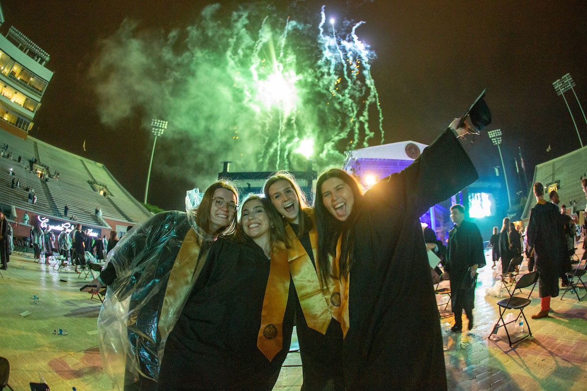 Wake Forest University holds a celebration for the Class of 2021 at Truist Field on Sunday, May 16, 2021.