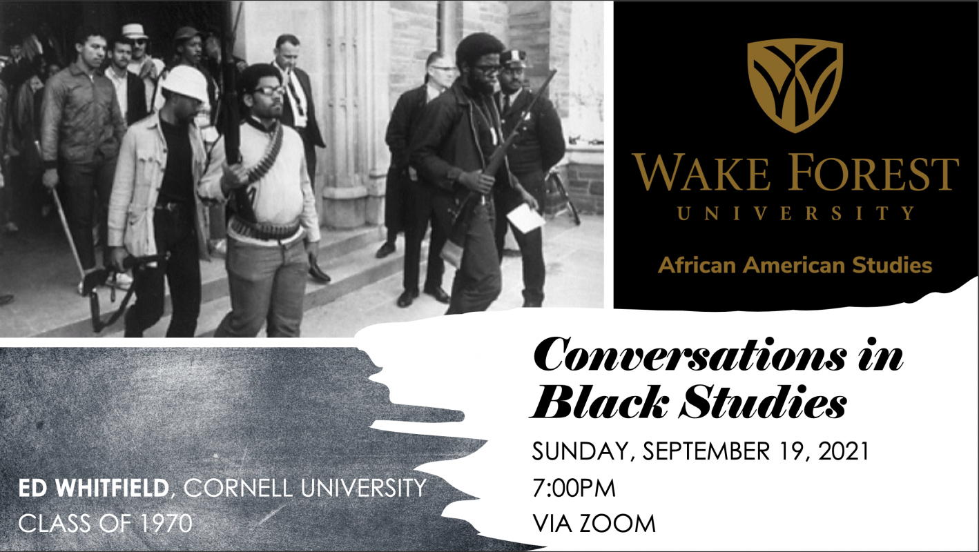 Conversations in Black Studies Ed Whitfield