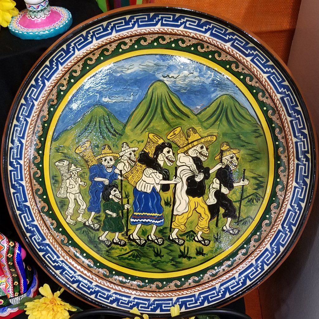 Day of the Dead plate