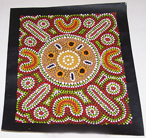How to create a Aboriginal Style Dot Painting with FAS Super Tempera School  Paint - FAS Fine Art Supplies NZ Ltd