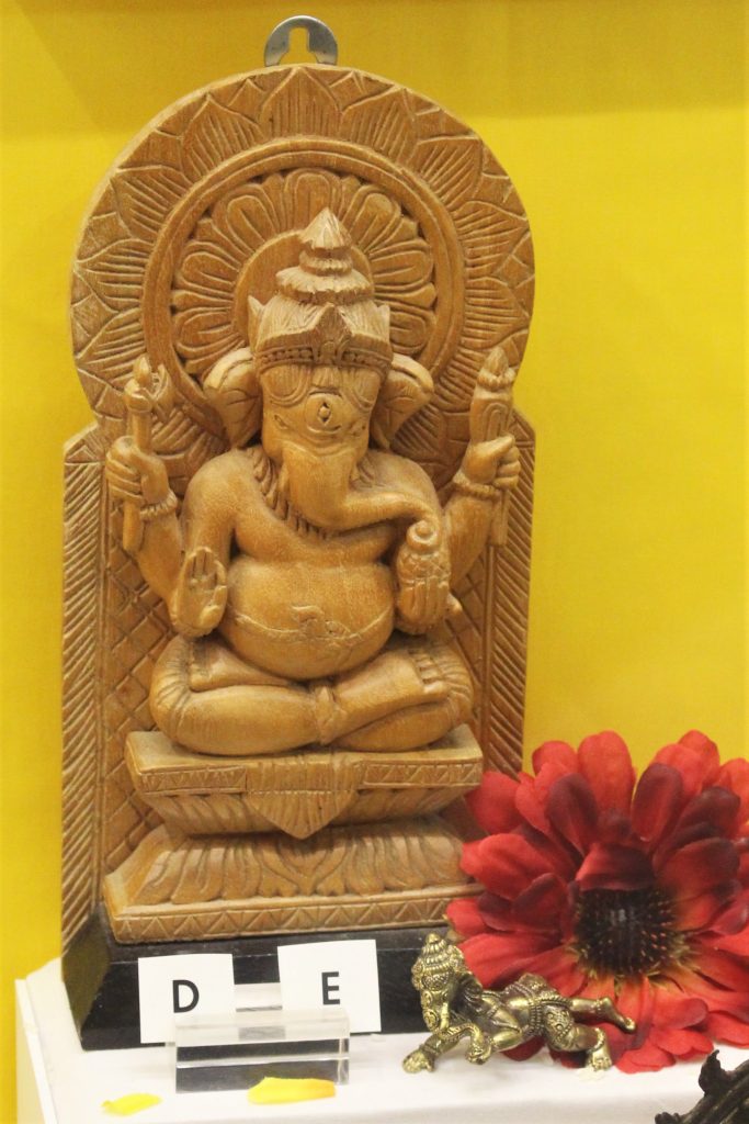 Ganesha plaque and sculpture