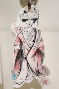 Japanese Doll Drawing