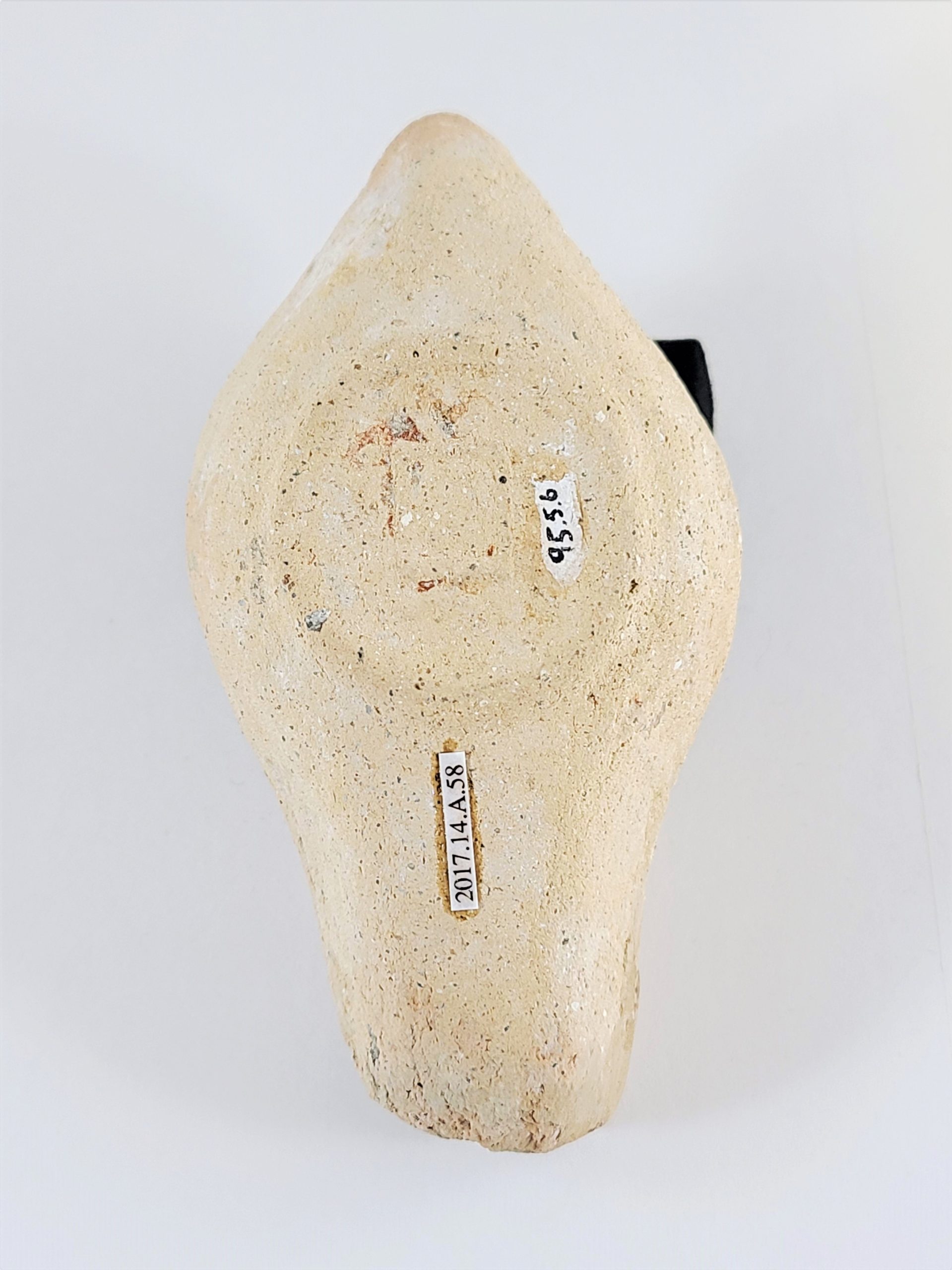 underside of oil lamp