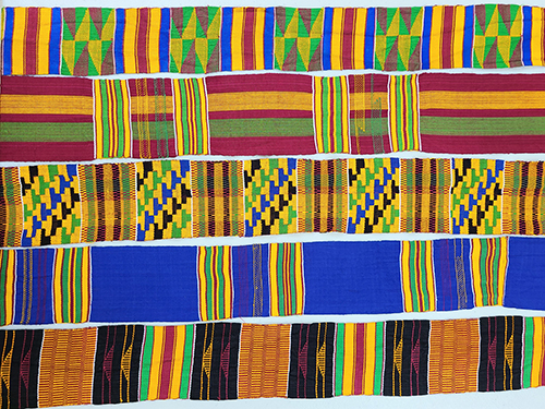 traditional ghanaian kente cloth