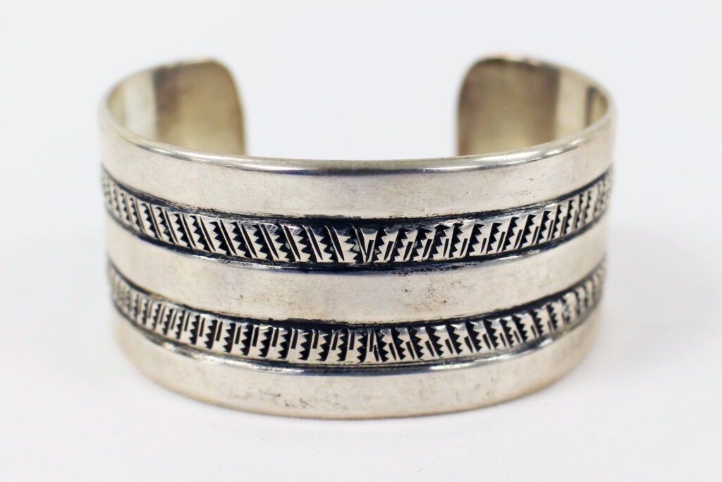 Silver cuff bracelet