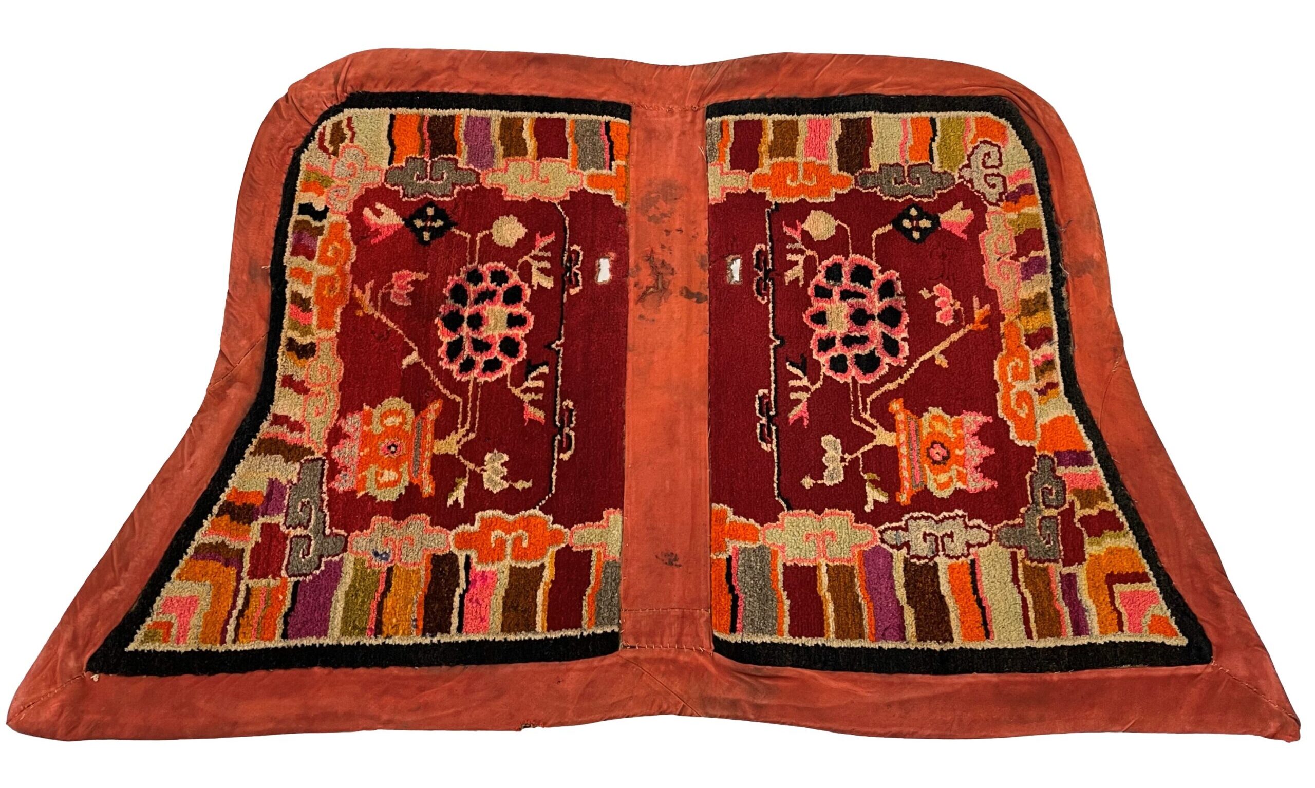 Rug with cloud band
