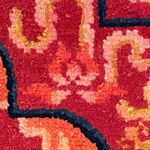 lotus detail of rug