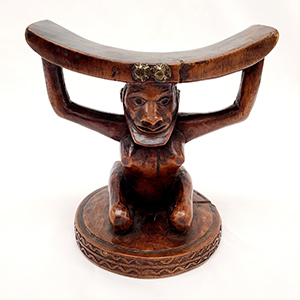 Wood headrest
