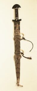 Sword with crocodile scabbard