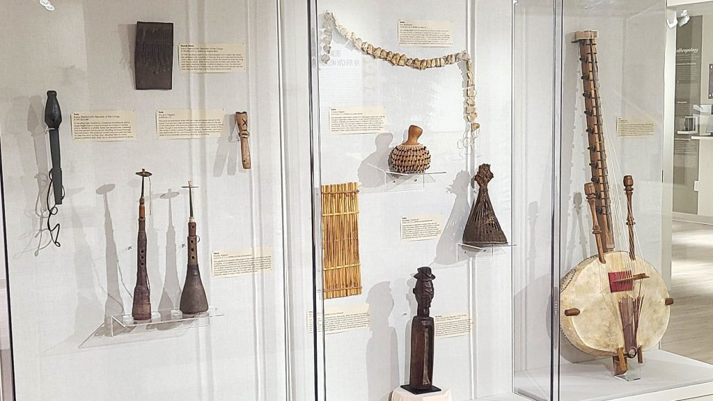 African instruments on display