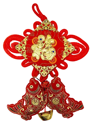 red and gold charm