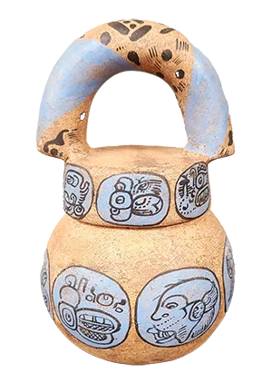ceramic Maya pot