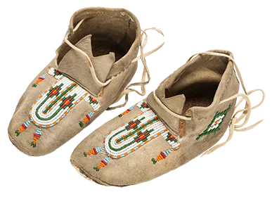 beaded moccasins