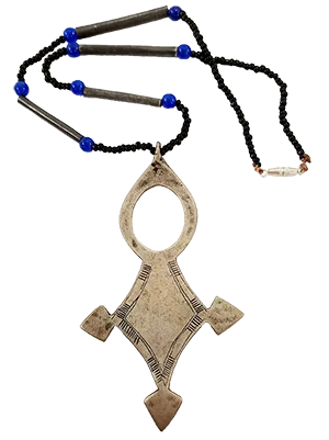 necklace with silver pendant