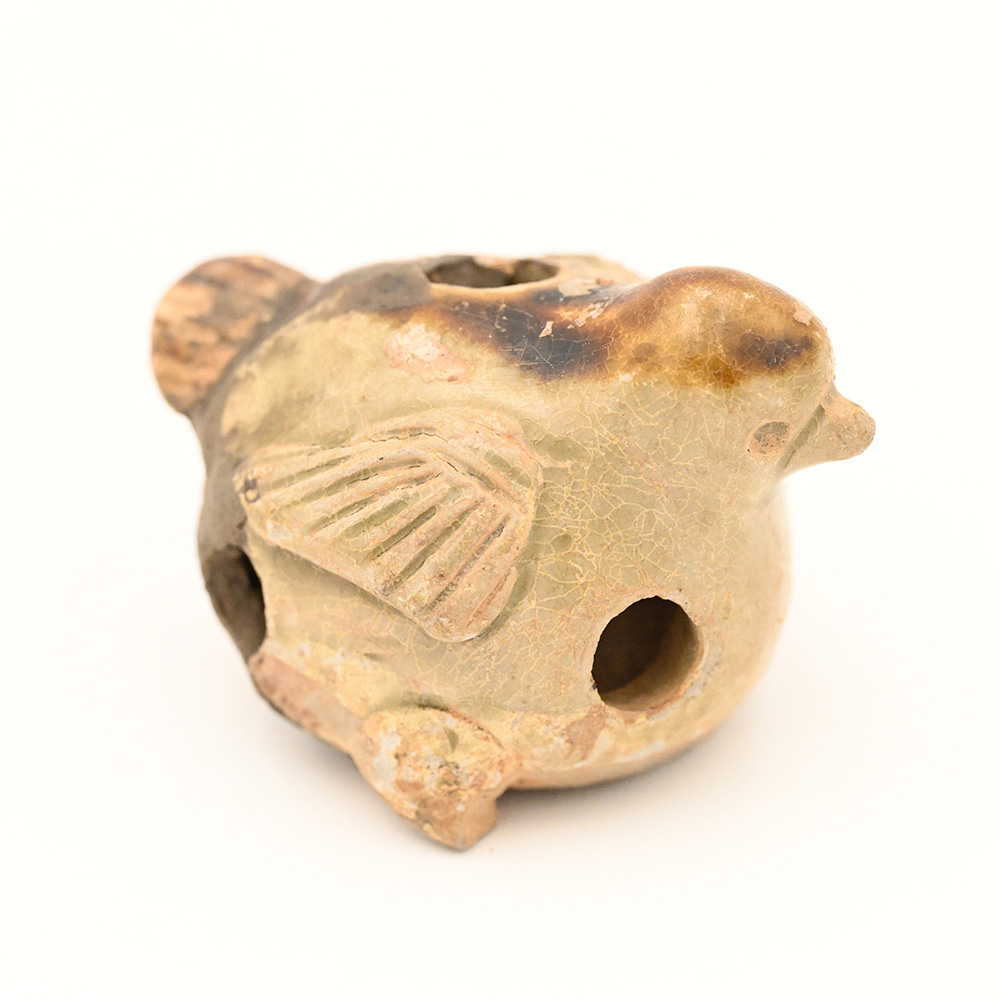 ceramic whistle in the shape of a bird