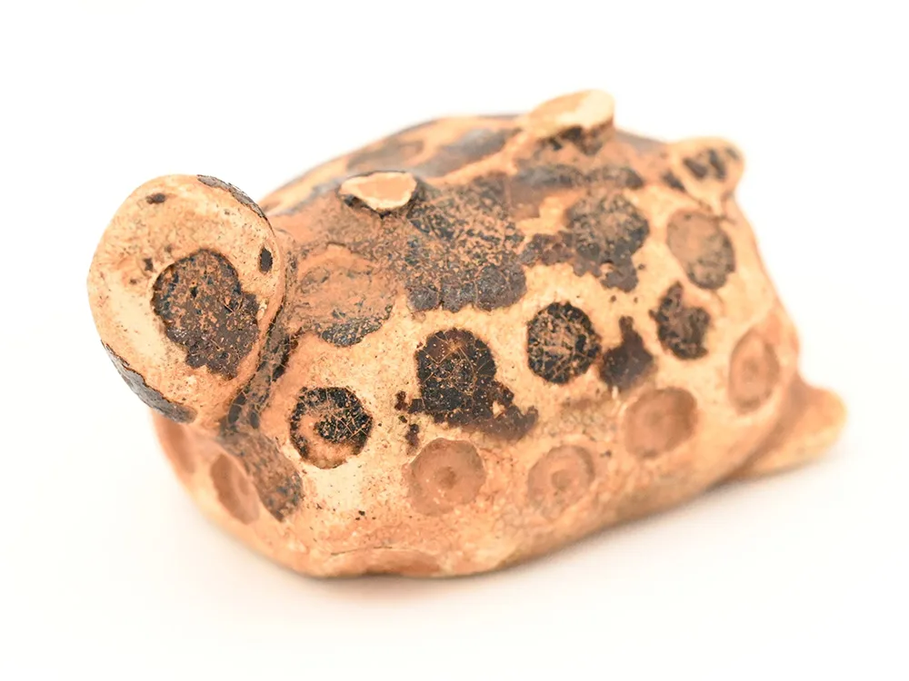 miniature ceramic figure of a sea turtle