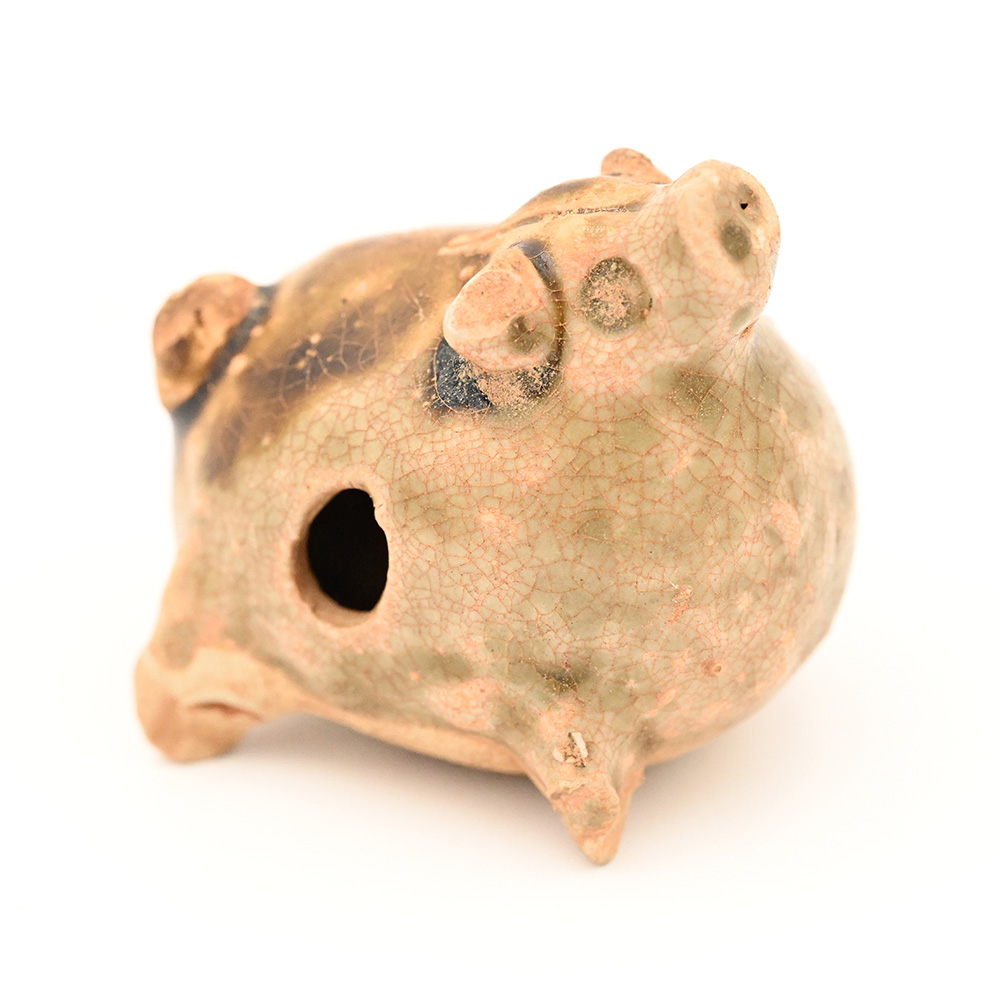 ceramic whistle in the shape of a pig