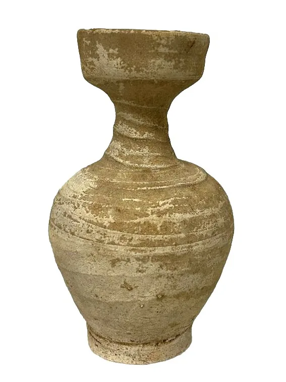tan ceramic bottle 