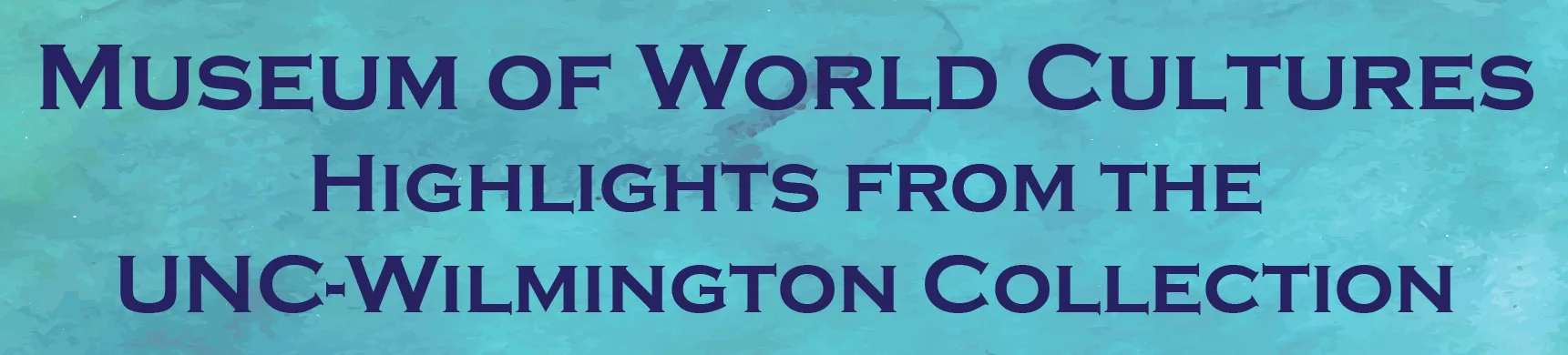Museum of World Cultures exhibit title graphic