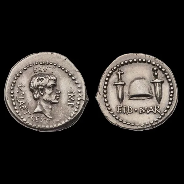 front and back of roman coin