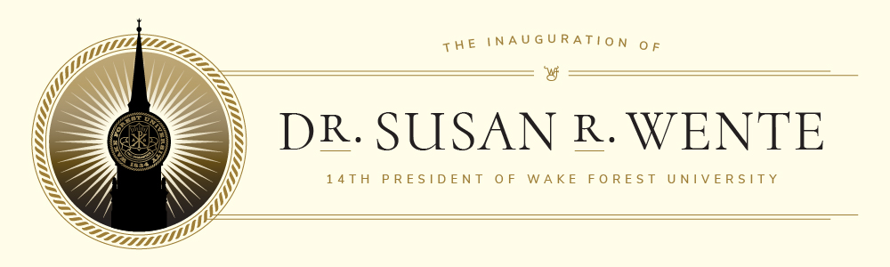 The Inauguration of Dr. Susan R. Wente