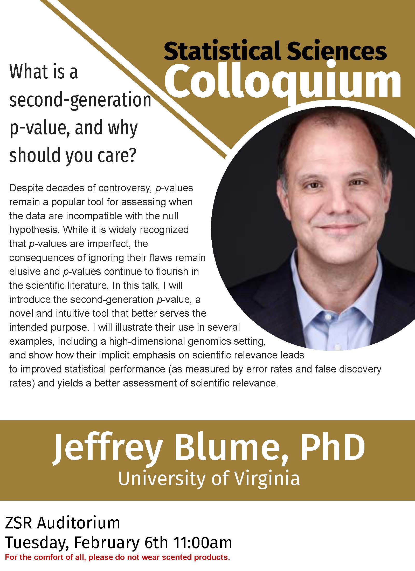 Blume Colloquium Flyer image