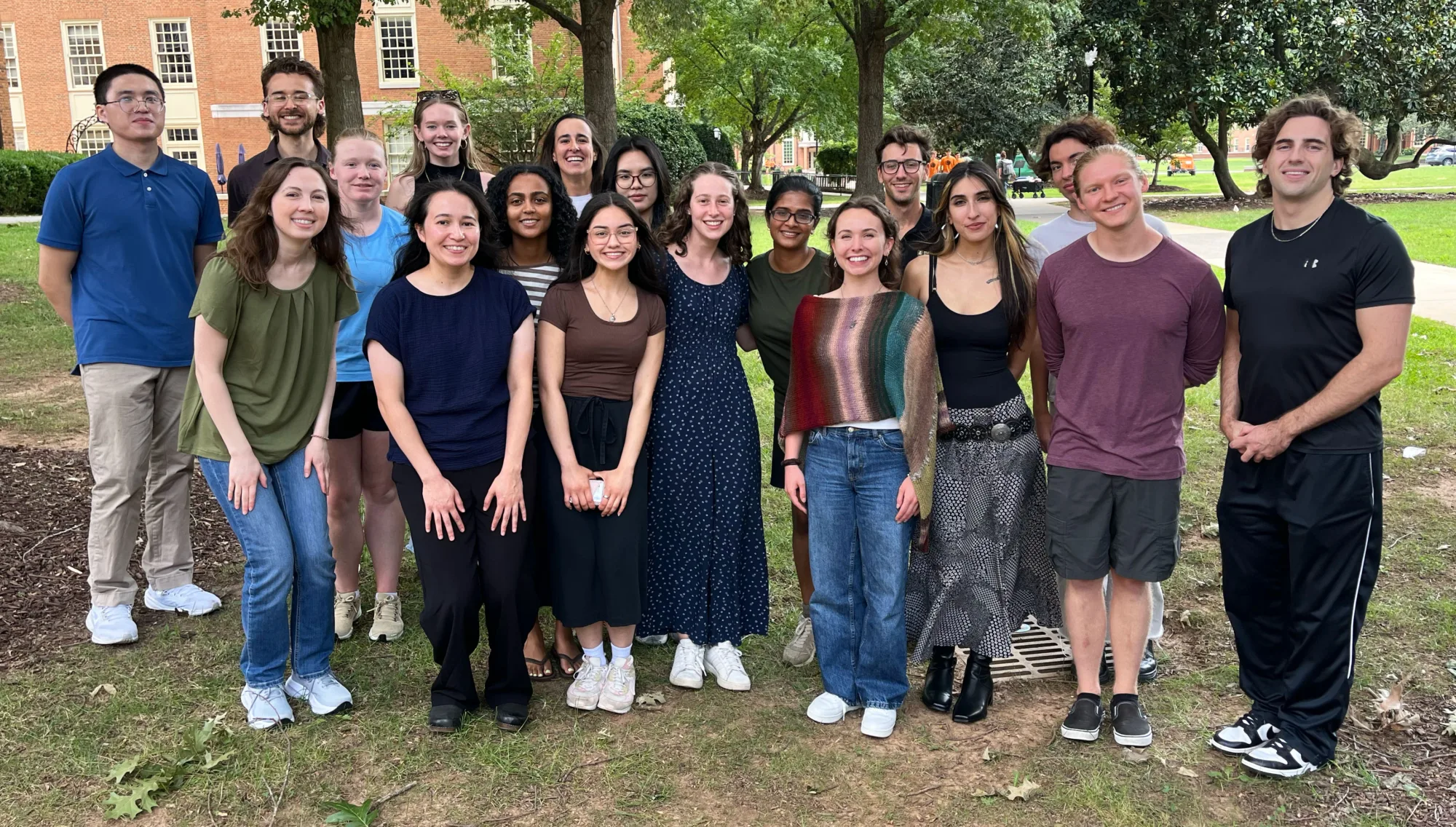 Stats grad students outside