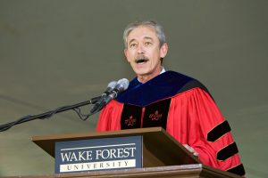 Gordon at Commencement in 2007.