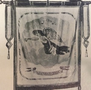 Philomathesian banner from the 1909 Howler