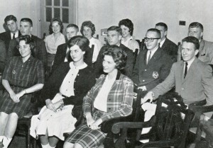 From 1962, Student Government, Mary Martin Pickard Niepold is second from right. 