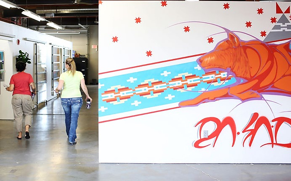 Travois’ American Indian art collection showcases prominent native artists and has been featured on community art walks.