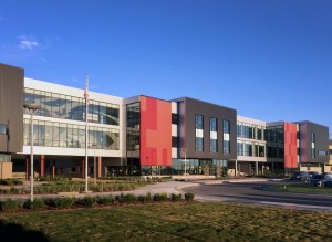 The new Joplin High School, scheduled to open in September.