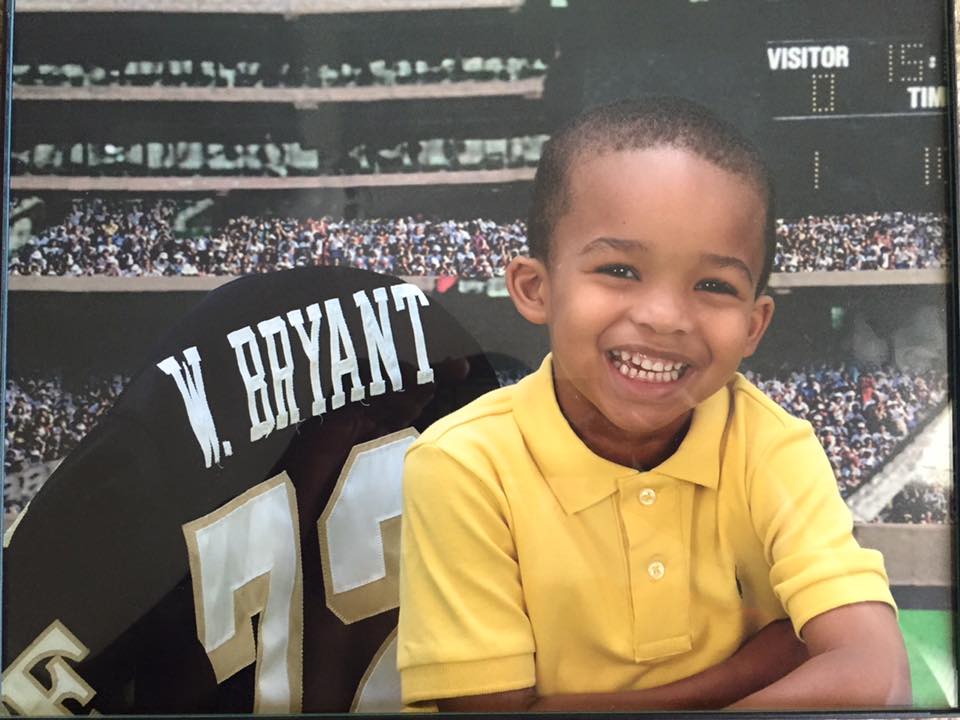 One of Wes Bryant's greatest inspirations is his 3-year-old son, NAME?