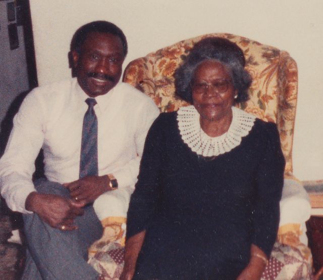 Herman Eure and mother