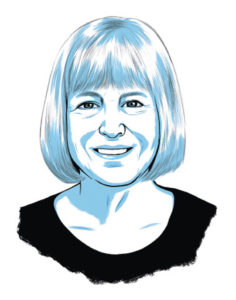 An illustration of Josephine DeYoung Thomas ('65)