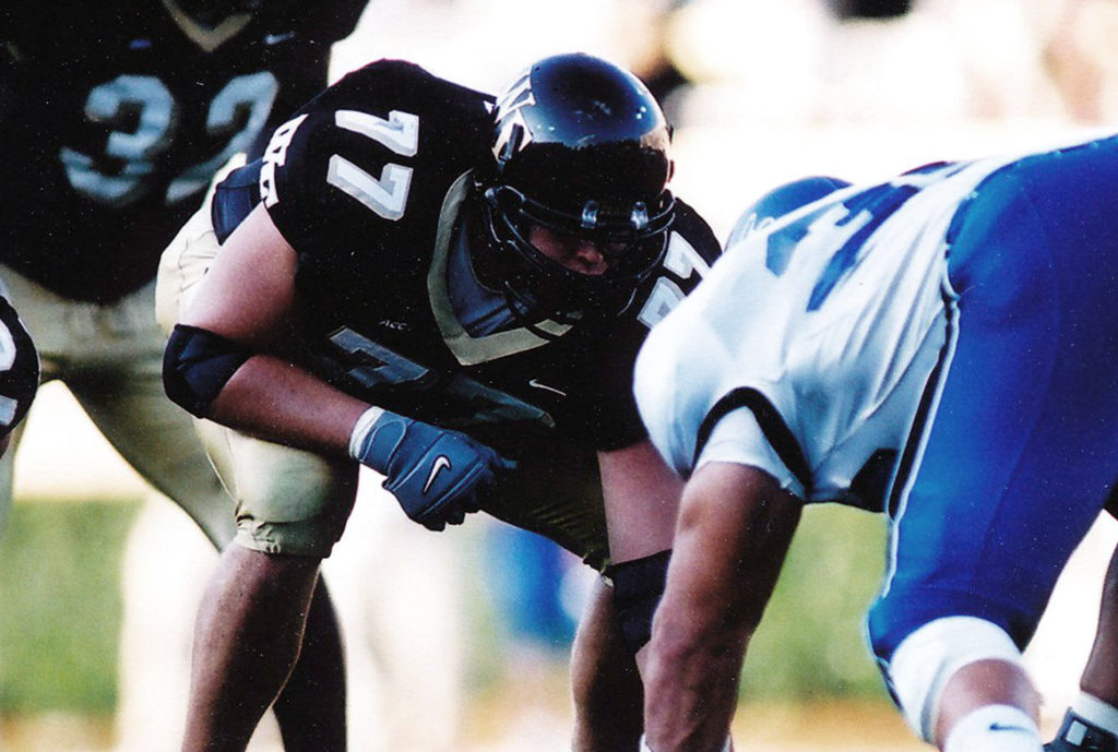 Football star Tyson Clabo (’04)