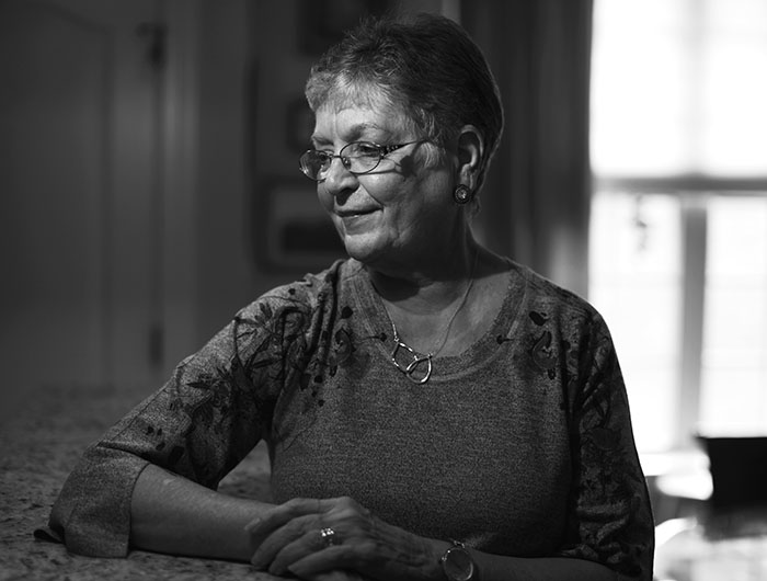 Nancy Cope (’64) at her home in Garner, NC.
