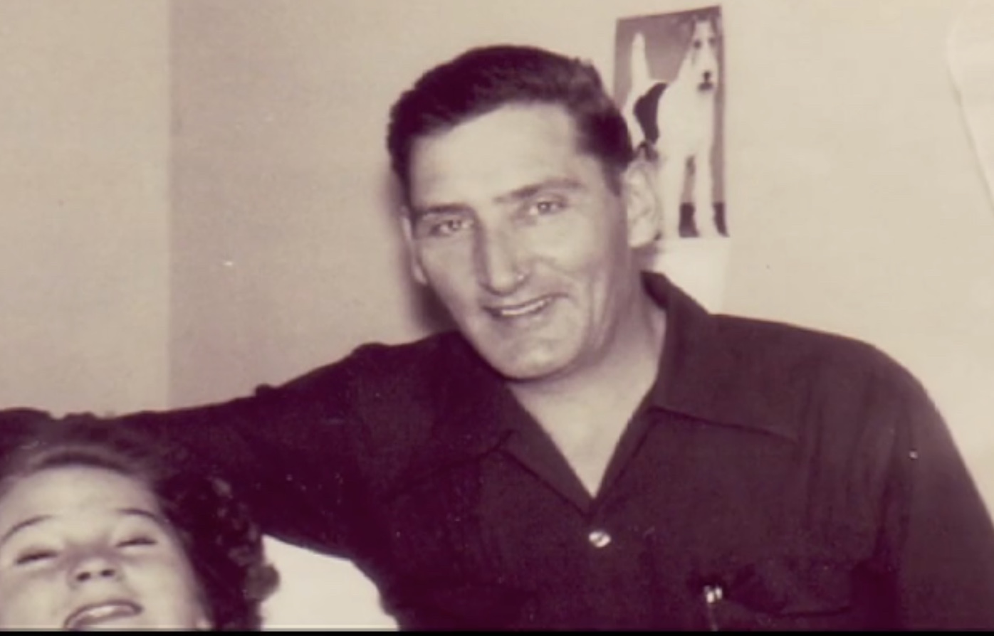 Martha Mason with her father, Willard.