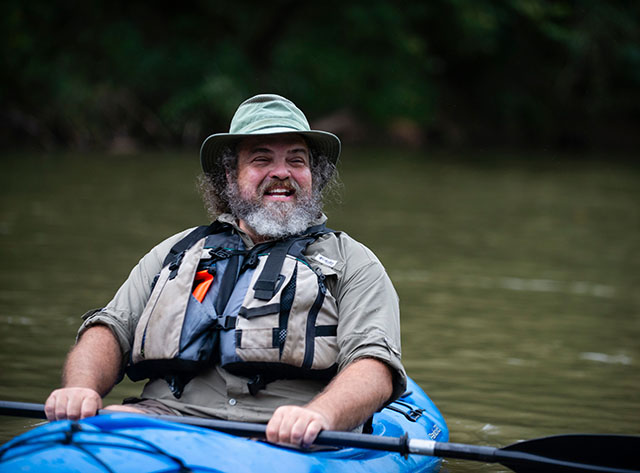 Brian Fannon (’89), aka the Yadkin Riverkeeper