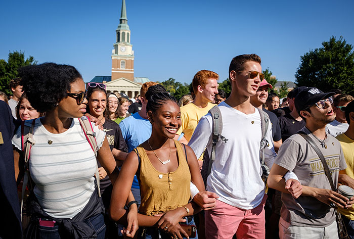 Scenes from Deacon Camp 2018, held on Hearn Plaza